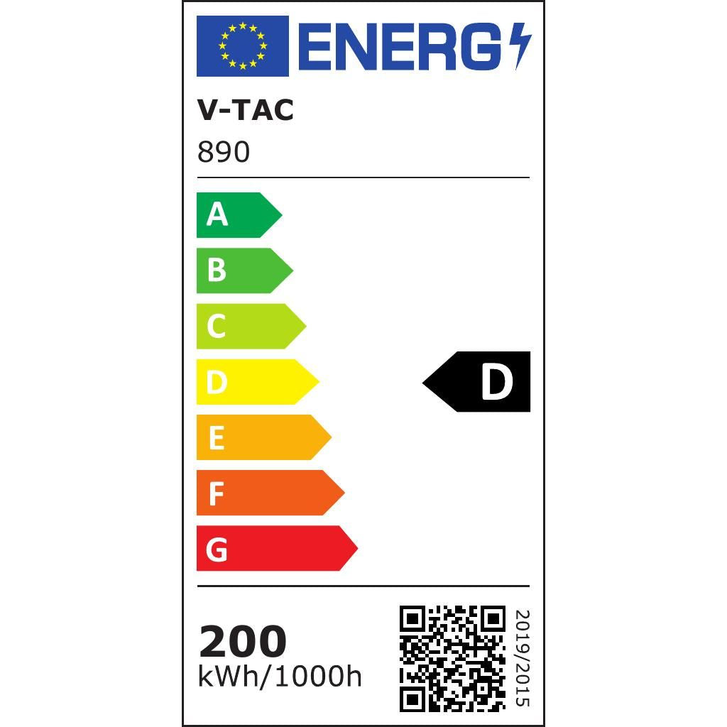 V-TAC PRO Armatura Stradale LED 200W con Chip Samsung, Classe II, 140LM/W, Dimmerabile, 5700K, Grigio, IP65 - VT-202ST