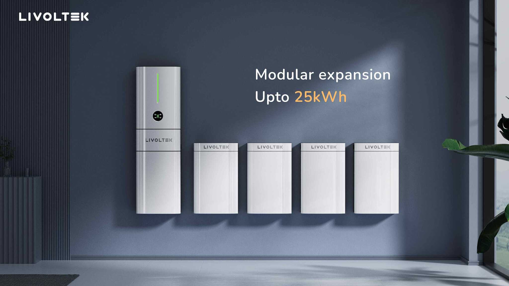 Kit Livoltek All-in-One: Inverter Ibrido 3.68 kW e Batteria LFP da 15 kWh